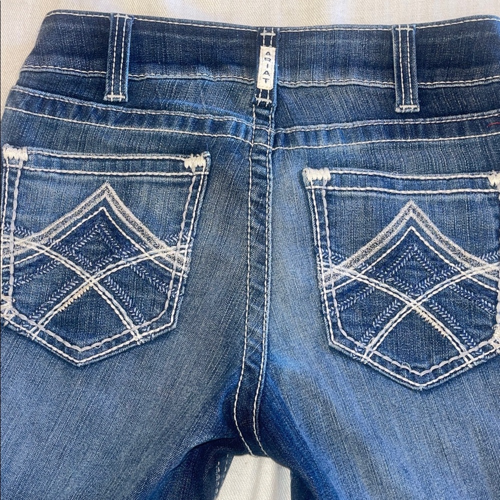 Ariat Women's Dark Blue Boot Cut Jeans - Picture 8 of 12